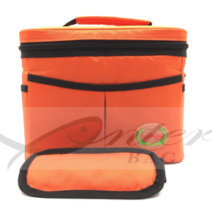 Orange Waterproof Insulated Cooler Bag